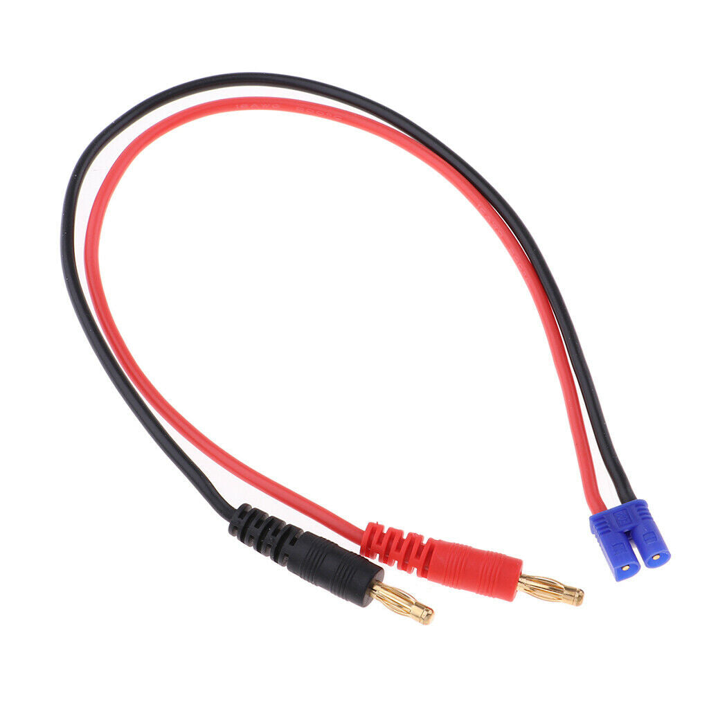 RC B6 4.0 mm banana plug with plug on EC2 charging cable