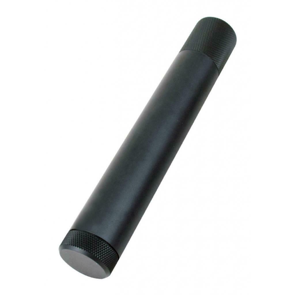 1x Cigar Tube Zinc Alloy Humidor Holder Cigar Case Portable Storage Black
