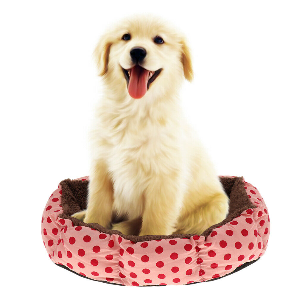 Soft Kitten Cat / Bed For Dogs Puppies Print Points Floor Mat For Pets Warm Nest