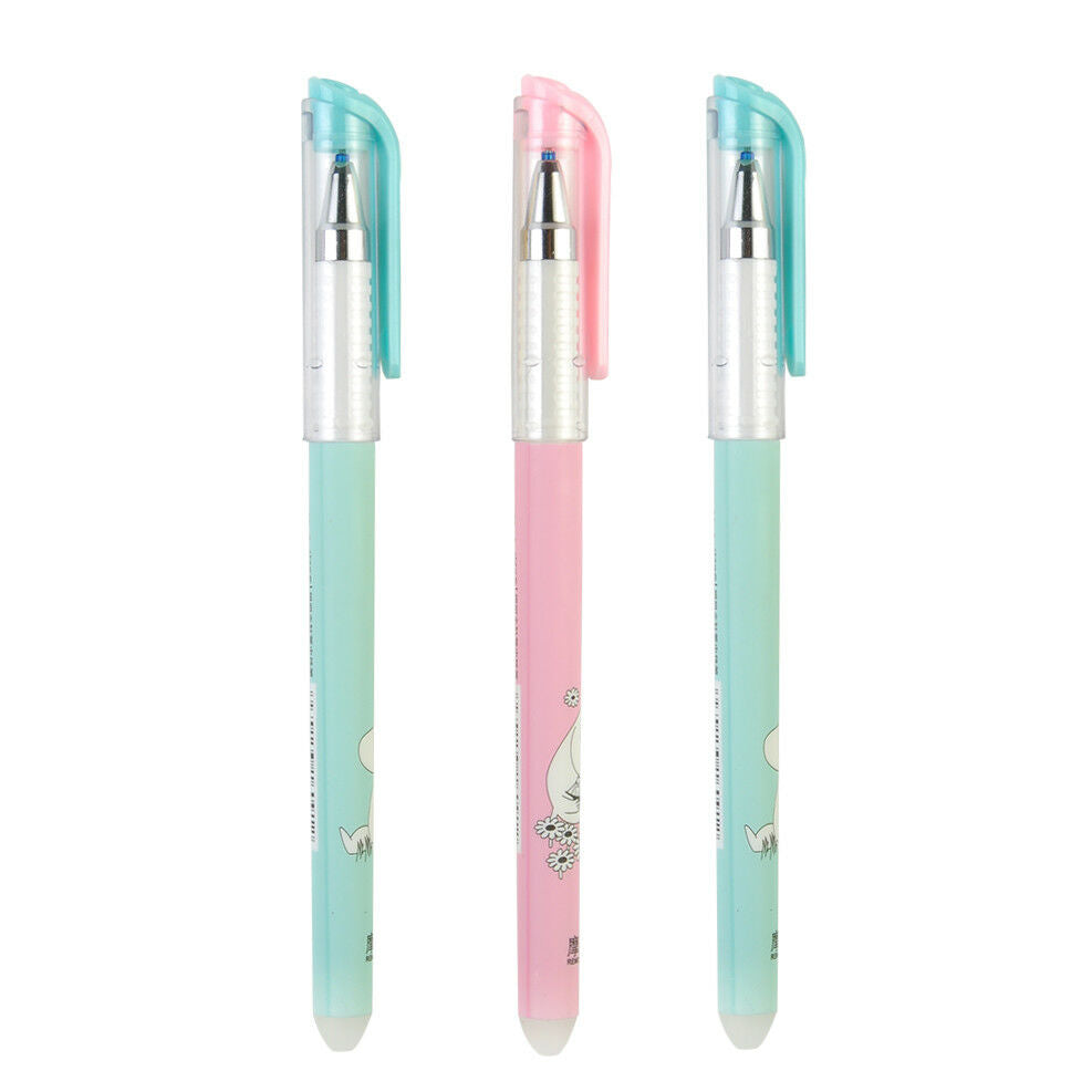 3Pcs/Set Erasable Gel Pens Blue Gel-ink Pens Writing Office School Supplies ~46