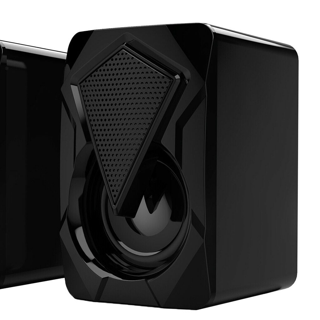 Gaming rgb-lighted 2.0 channel computer speaker for pc laptop usb