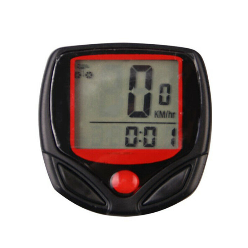 Waterproof Bicycle Bike Cycle Lcd Display Digital Computer Speedometer Cycl DF