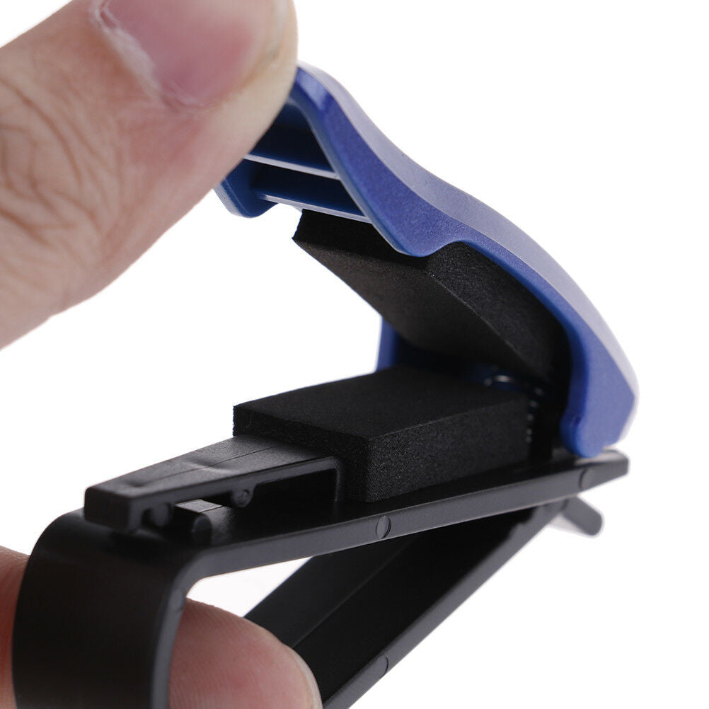Red Car Sun Visor Clip Holder For Reading Glasses Sunglasses Eyeglass Card KBDA