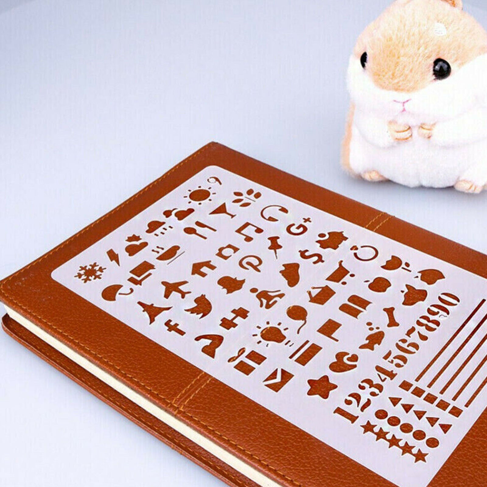 20x Bullet Journal Stencil Plastic Planner DIY Drawing Template Diary Craft Sale