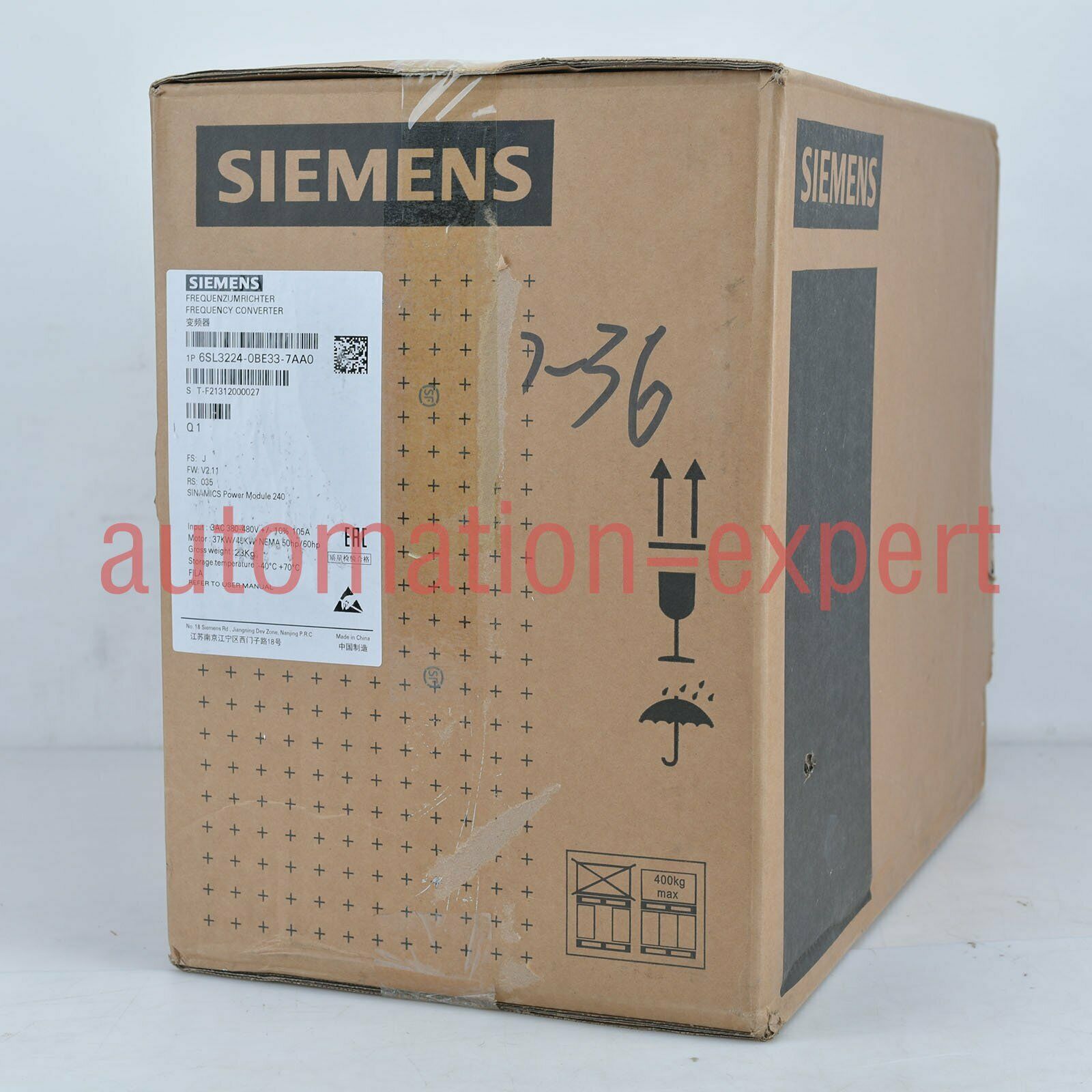 New Inverter 6SL3224-0BE33-7AA0 6SL3 224-0BE33-7AA0 1 year warranty SM9T