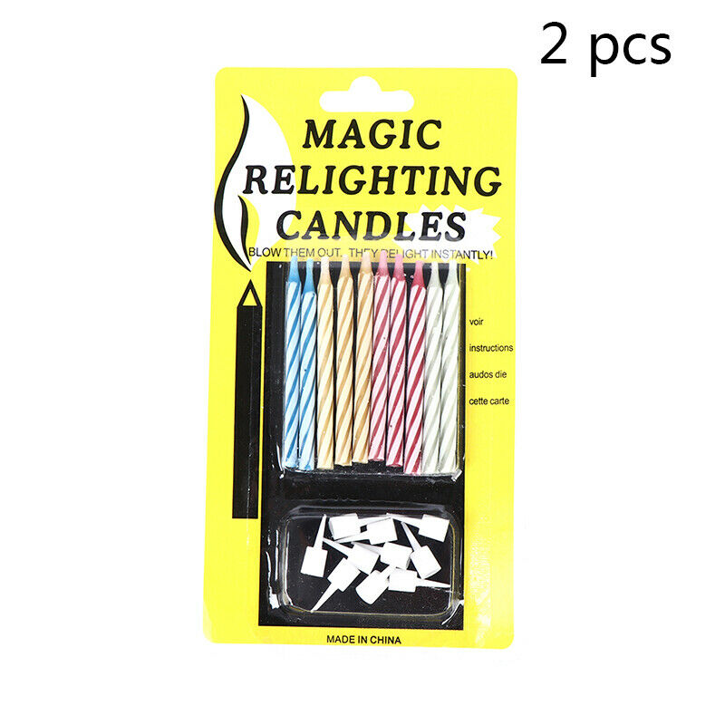 20PC Magic Props Candles Birthday Party Invincible CandleChristmas Party De XC