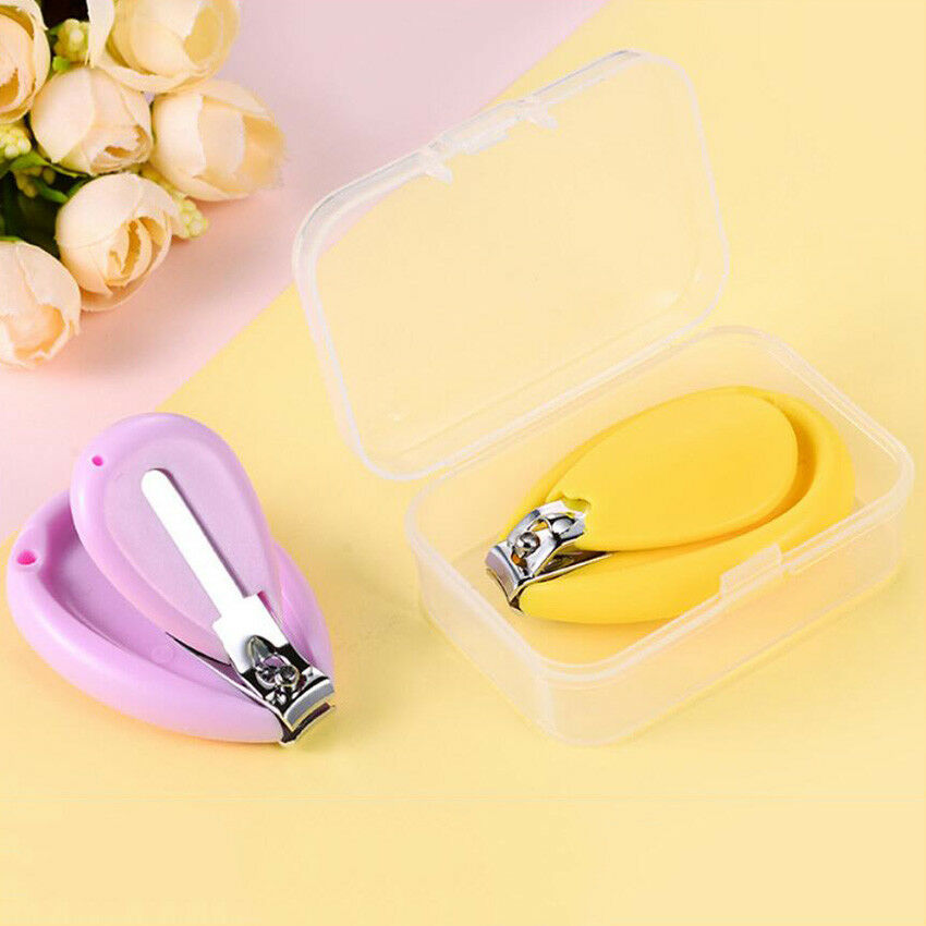 Cute cartoon stainless steel nail clippers kids baby grooming kit