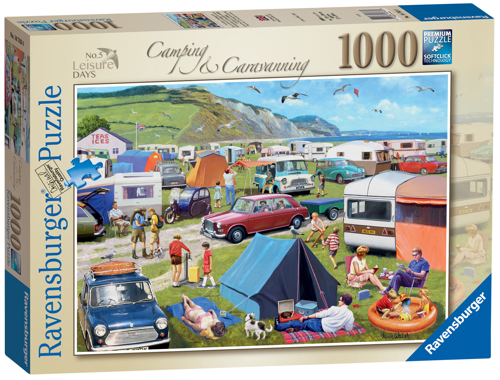 16763 Ravensburger Leisure Days No 5 Camping & Caravanning Jigsaw Puzzle 1000pc