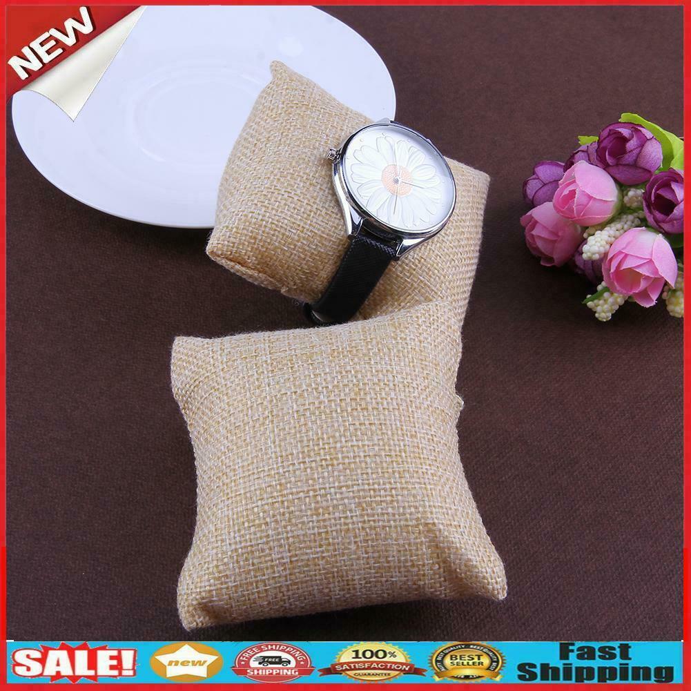 12pcs 80mmX80mm Small Linen Bracelet Watch Jewelry Concise Displays @