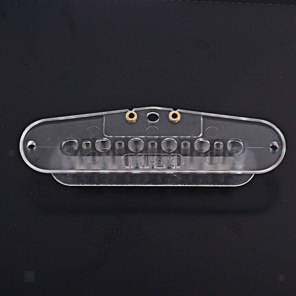 Single Coil Screw Side Guitar Pickup 52mm Pole Transparent Clear