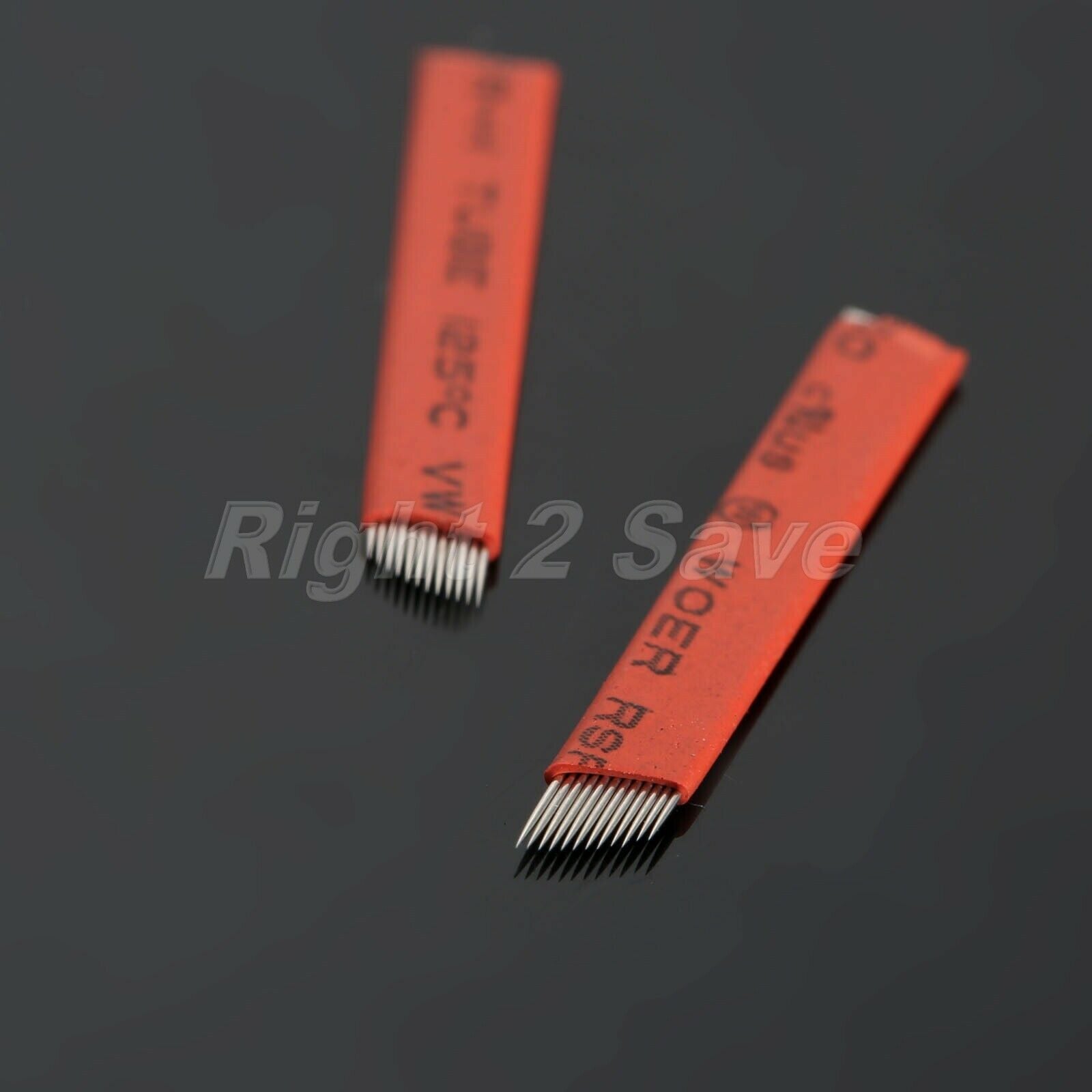 10pcs Permanent 12 Pin Needle Manual Tattoo Bevel Blades Makeup Eyebrow