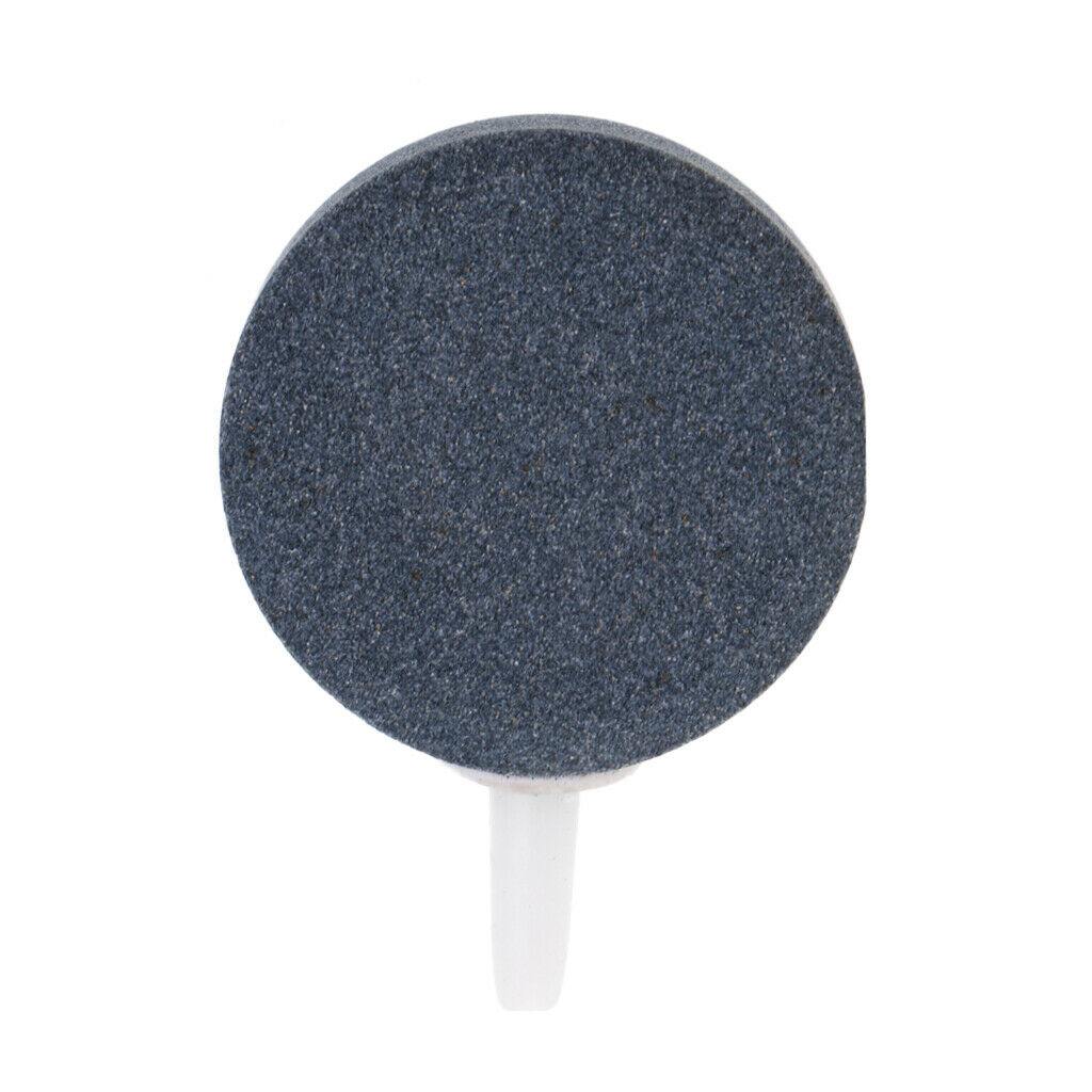 2x 40/80mm Ceramic Round Air Stone Bubble Aquarium