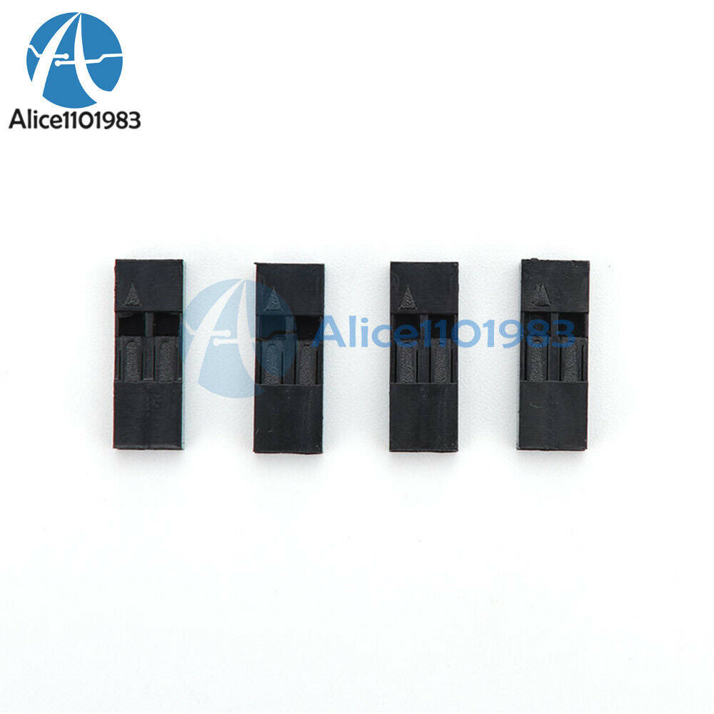 200Pcs 2.54mm 2P Pitch Dupont Jumper Wire Cable Housing Female Pin Connector