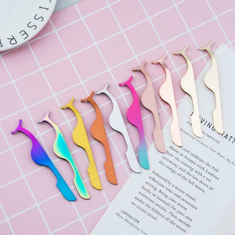 False Eyelashes Applicator Tool Eyelash Extension Tweezers Remover Clip Nipper