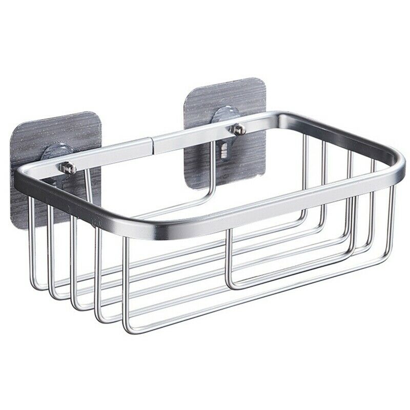 Bathroom Shower Shelf Holder Stainless Steel Corner Storage Rack Shampoo SoaC9U4