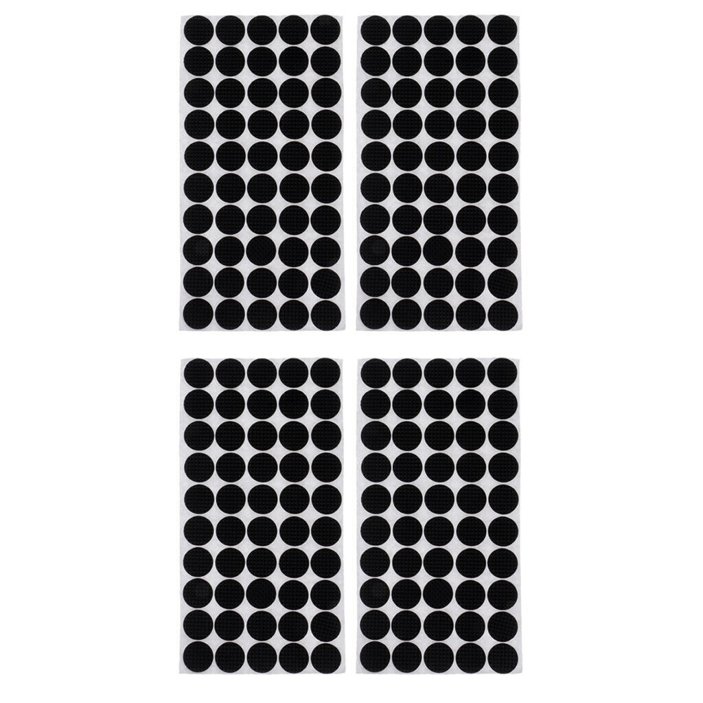 200pcs EVA Furniture Pads, Self Adhesive Felt Pad Black Felt Furniture Pads 2mm