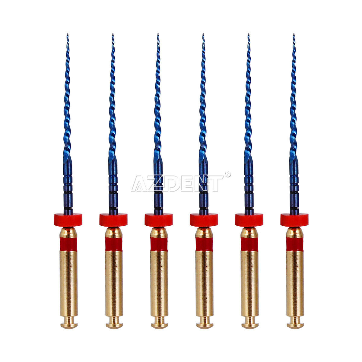 5X 25mm Dental Engine Use Rotary Heat Activated Canal Root Endodontic Files F2