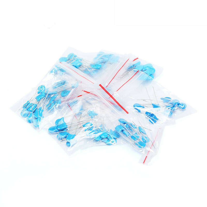 100pcs 102K-681K Capacitors 2KV high pressure Common component package