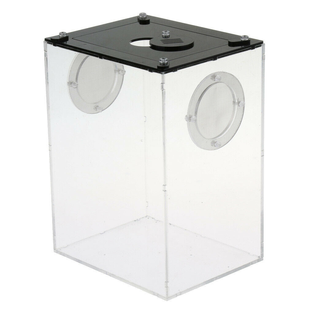 Acrylic Reptile Terrariums Plant Feeding Tank Lizard Breeding Box Reptiles