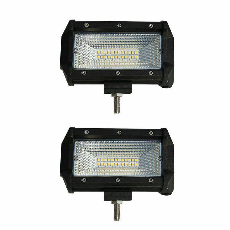 2PCS 168W Flood LED Car SUV Off Road Work Light Bar Fog Driving DRL Lamp 10- 30V