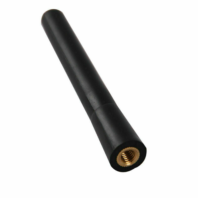 Universal Car Short Stubby Antenna Aerial Replace AM FM Radio Mast Screw Type
