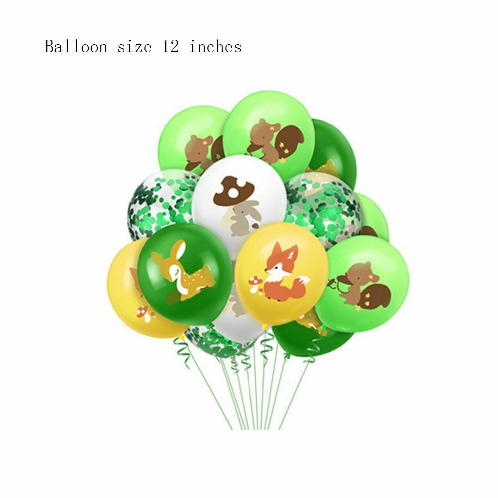 Multicolor Many Kinds Birthday Animal Picture Party Decoration Emulsion Balloon