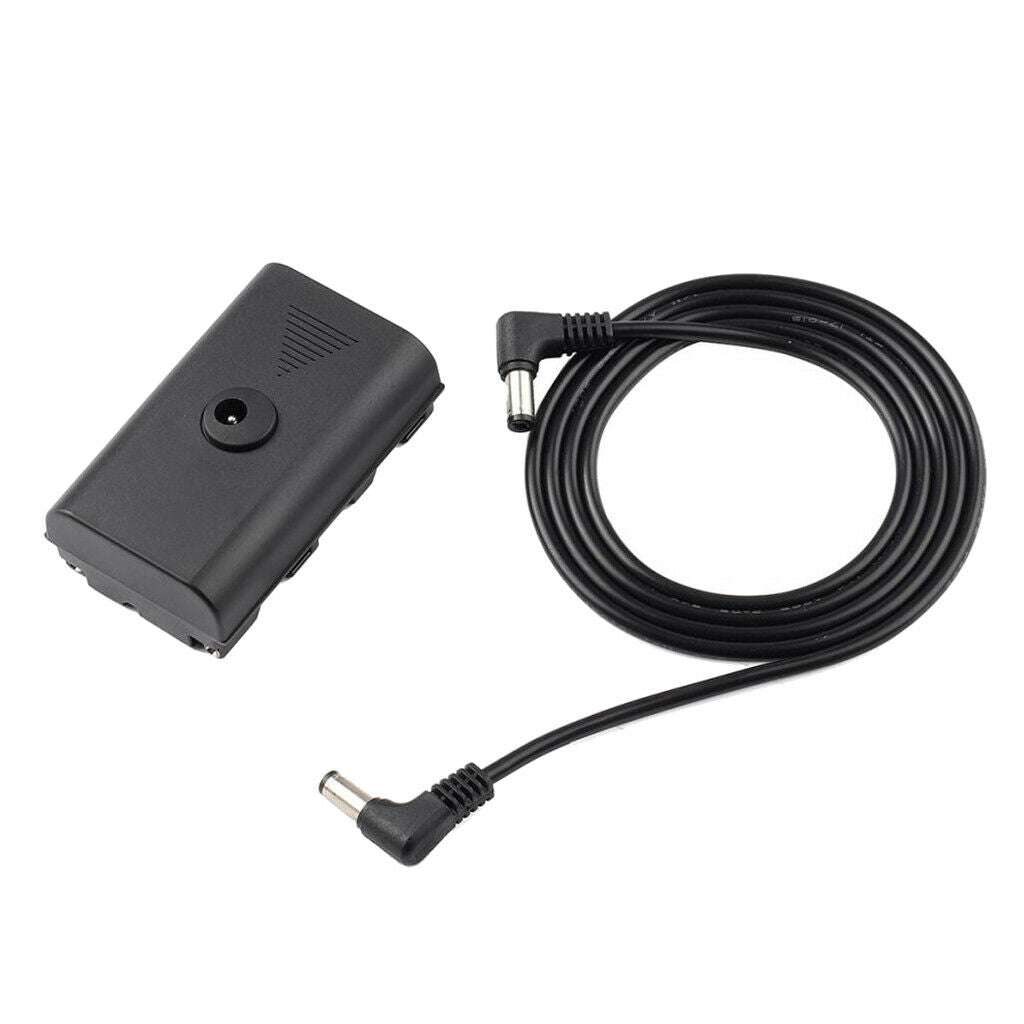 DC Dummy Battery Coupler for NP-F770 F750 LED Light Camera Monitor Battery