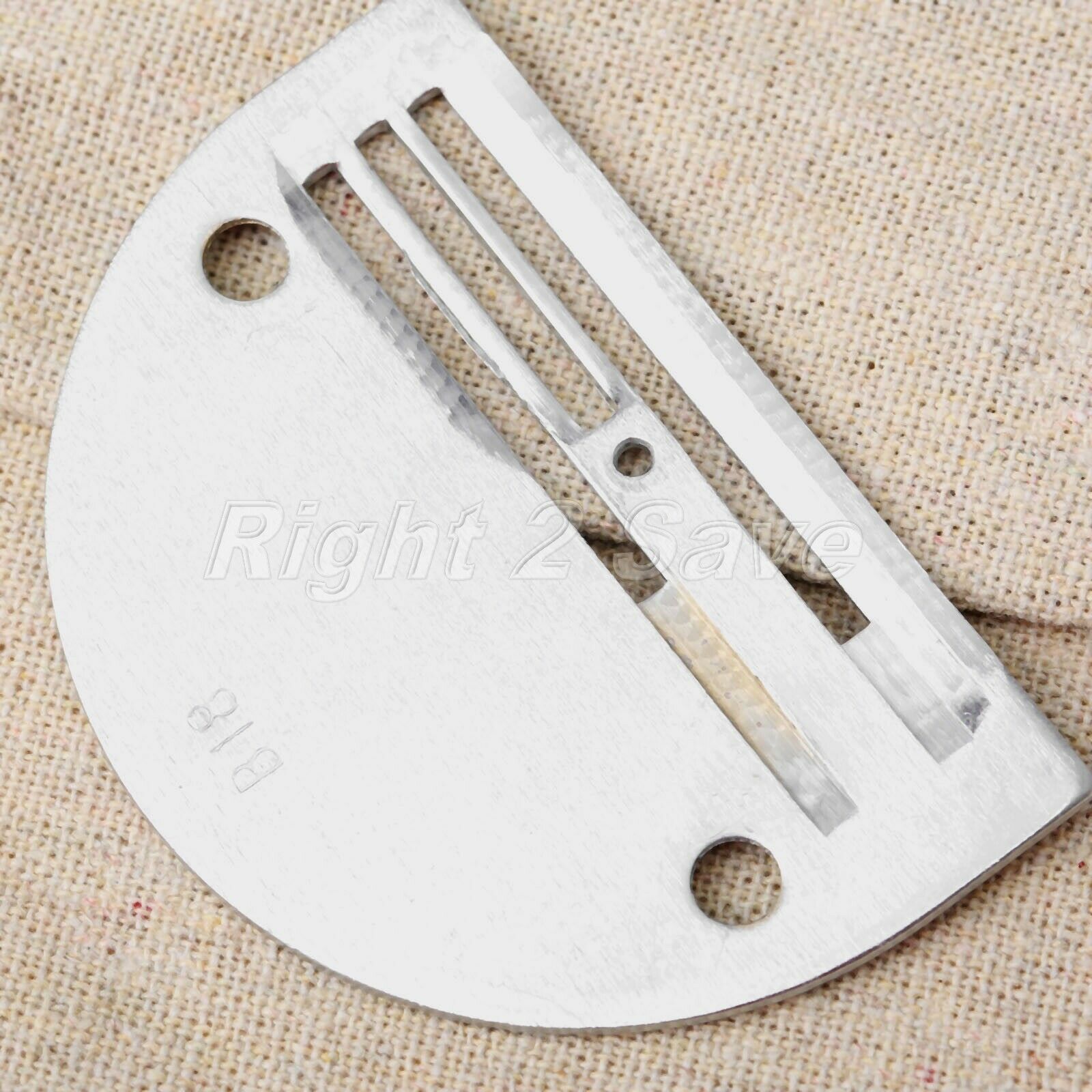 Industrial Sewing Machine Needle Plate B18 Chamfer Edges Pinhole Design Steel