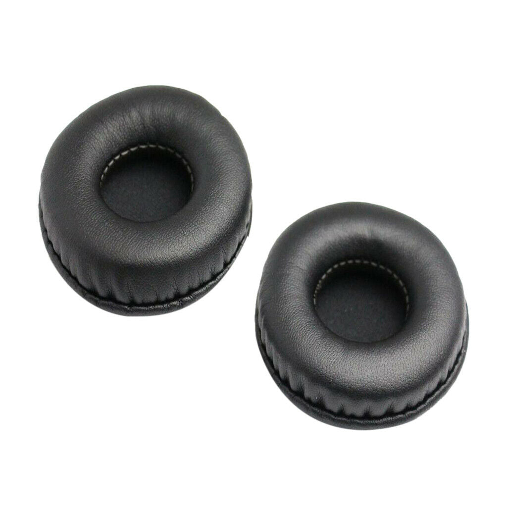 Premium 85mm Headphones Earpads Artificial leather Foam Ear Cushions Black