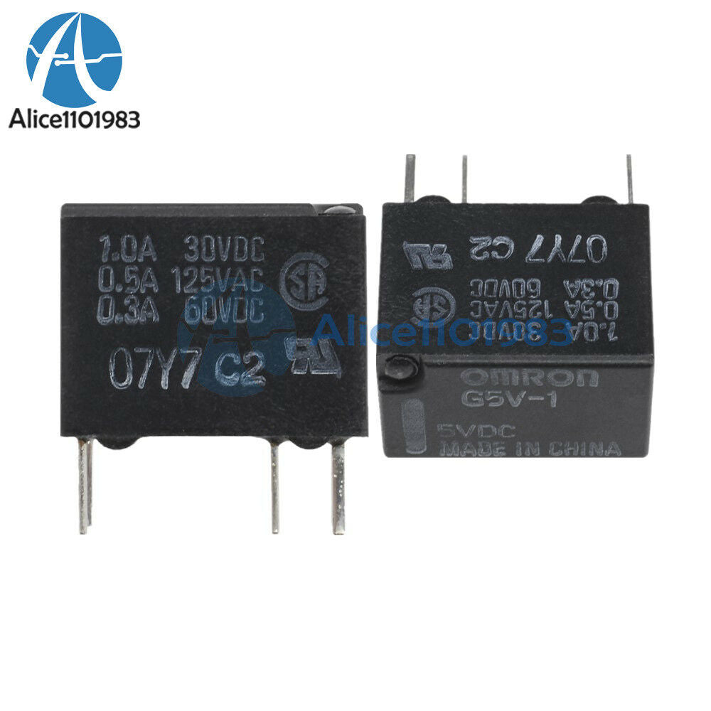 10PCS New 5V G5V-1-5VDC Signal Relay 6 PINs for Omron Relay 6Pin Hot