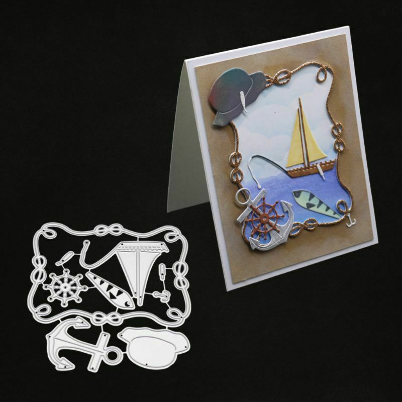 Sea Metal Cutting Dies Stencil DIY Scrapbooking Album Embossing Paper Card Craft