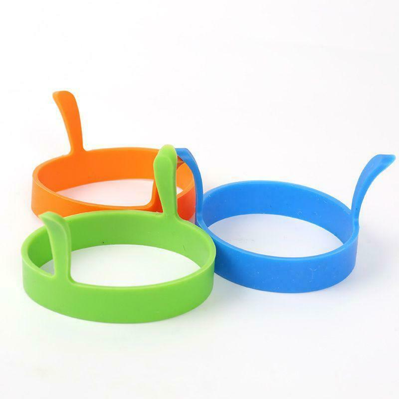 Kitchen Mould Tool Silicone Egg Fry Frier Fried Oven Pancake Poacher Poach Ring