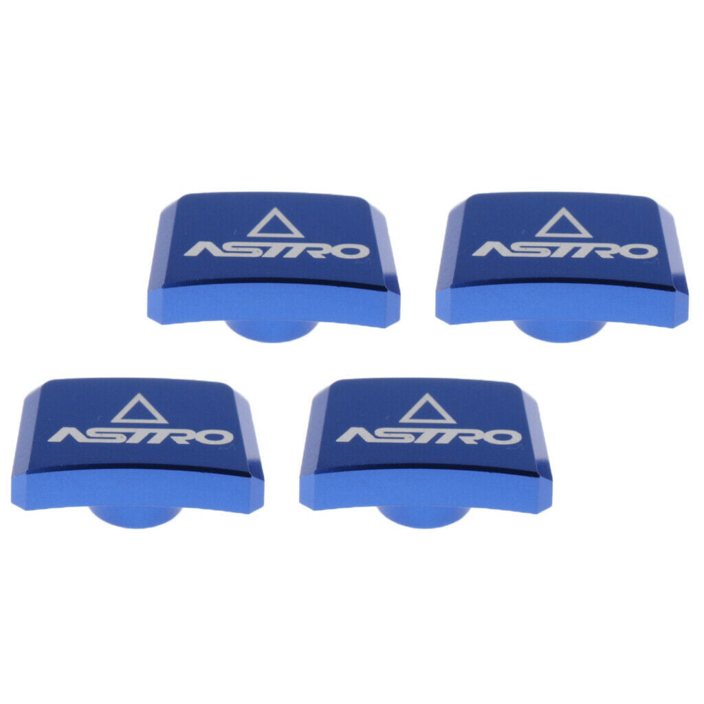 4 Pieces Chain Wheel Nail Crank Plate Crankset Screw for Bike Parts Blue