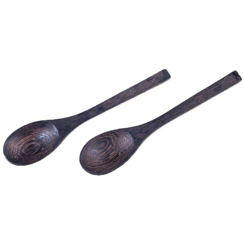 Coconut Bowls and Wooden Spoons for Serving Noodle,Pasta,Smoothie,Porridge,HG6Z5