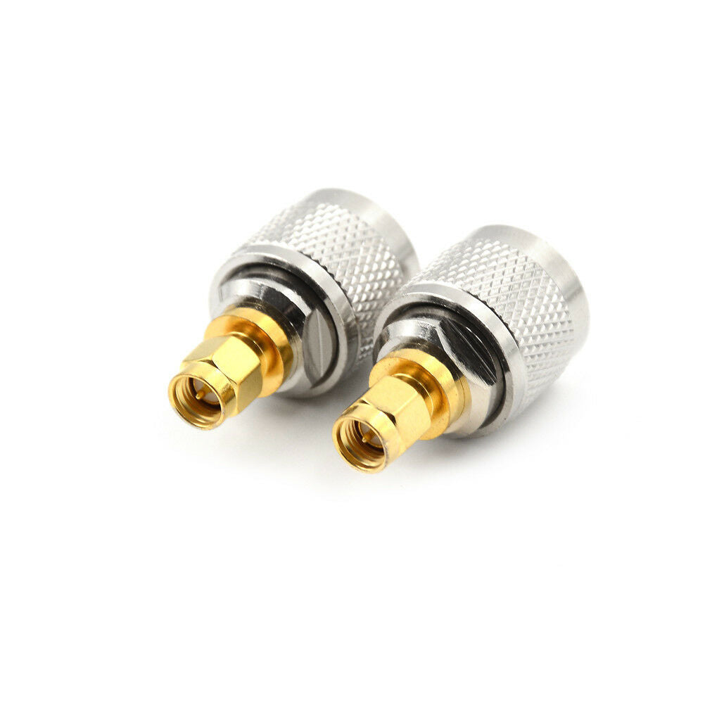Brass Adapter PL259 UHF-J Plug Male To SMA Male Plug RF adapter Connector  BDDD