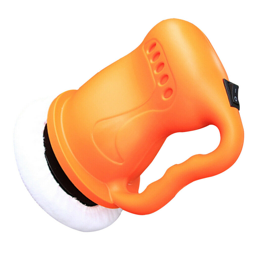 DC12V 36W 12cm Auto Car Polisher Buffing Waxer Polisher High Speed Orange