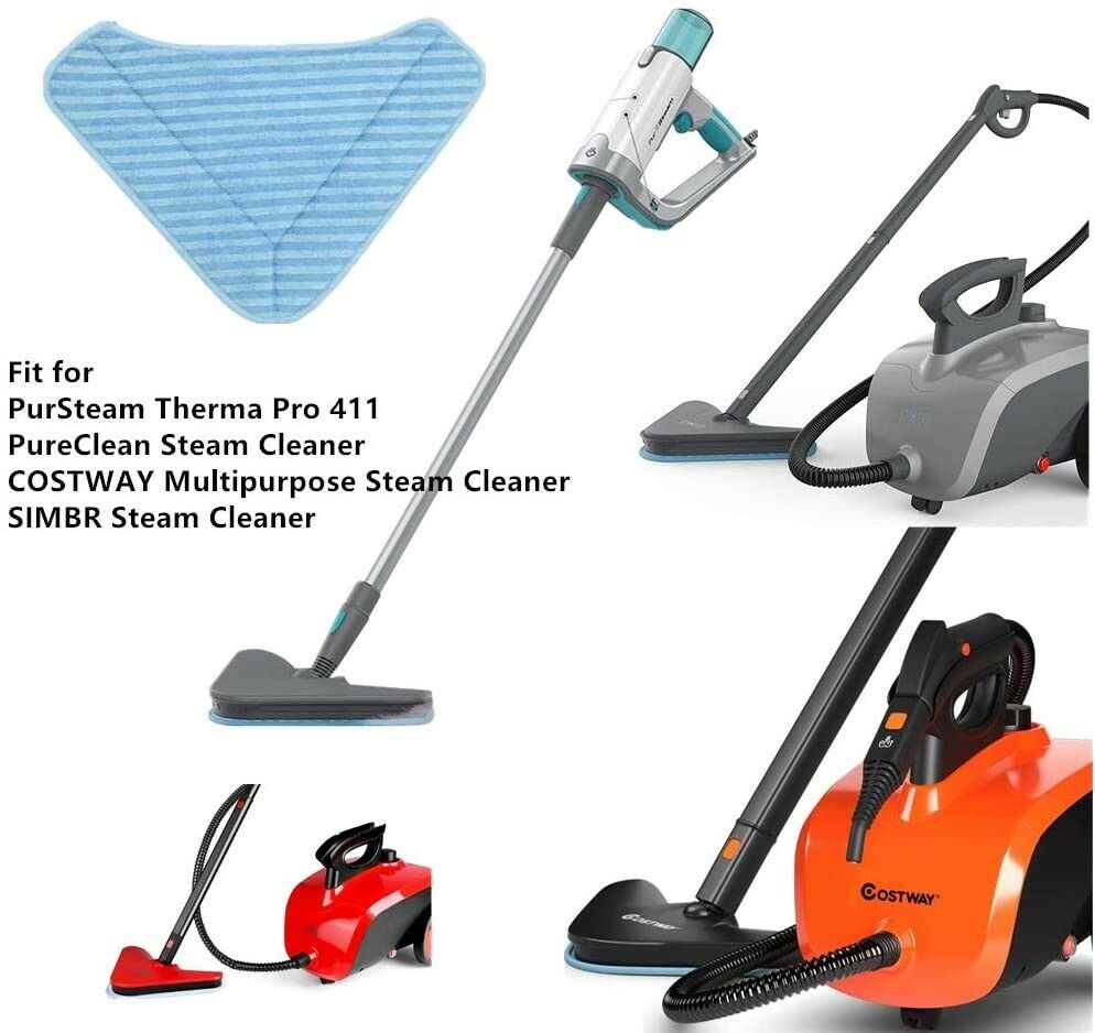 6 Pcs Replacement Steam Mop Pads for ThermaPro Elite & PurSteam Therma Pro 411