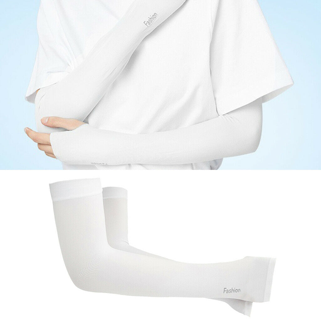 2Pairs Cooling Arm Sleeves Outdoor Sports Sun Arms Cover Quick-drying UPF50