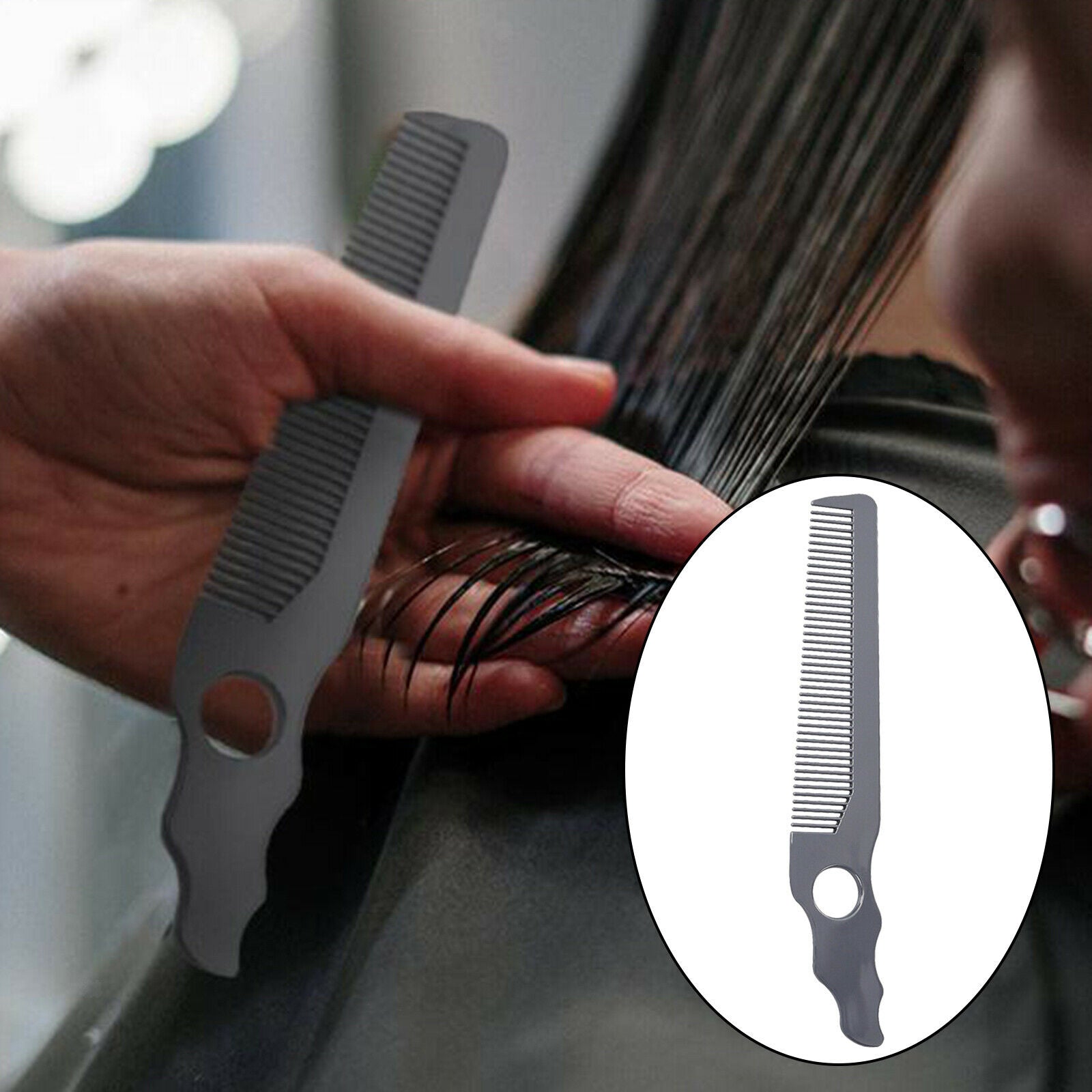 Professional Curved Hair Clipping Cutting Comb Barber Combs For Men Women