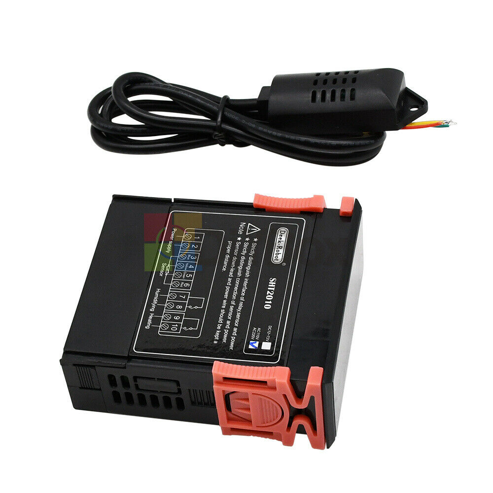 SHT2010 Temperature Humidity Hygrometer Controller Touch Button AC 110-230V