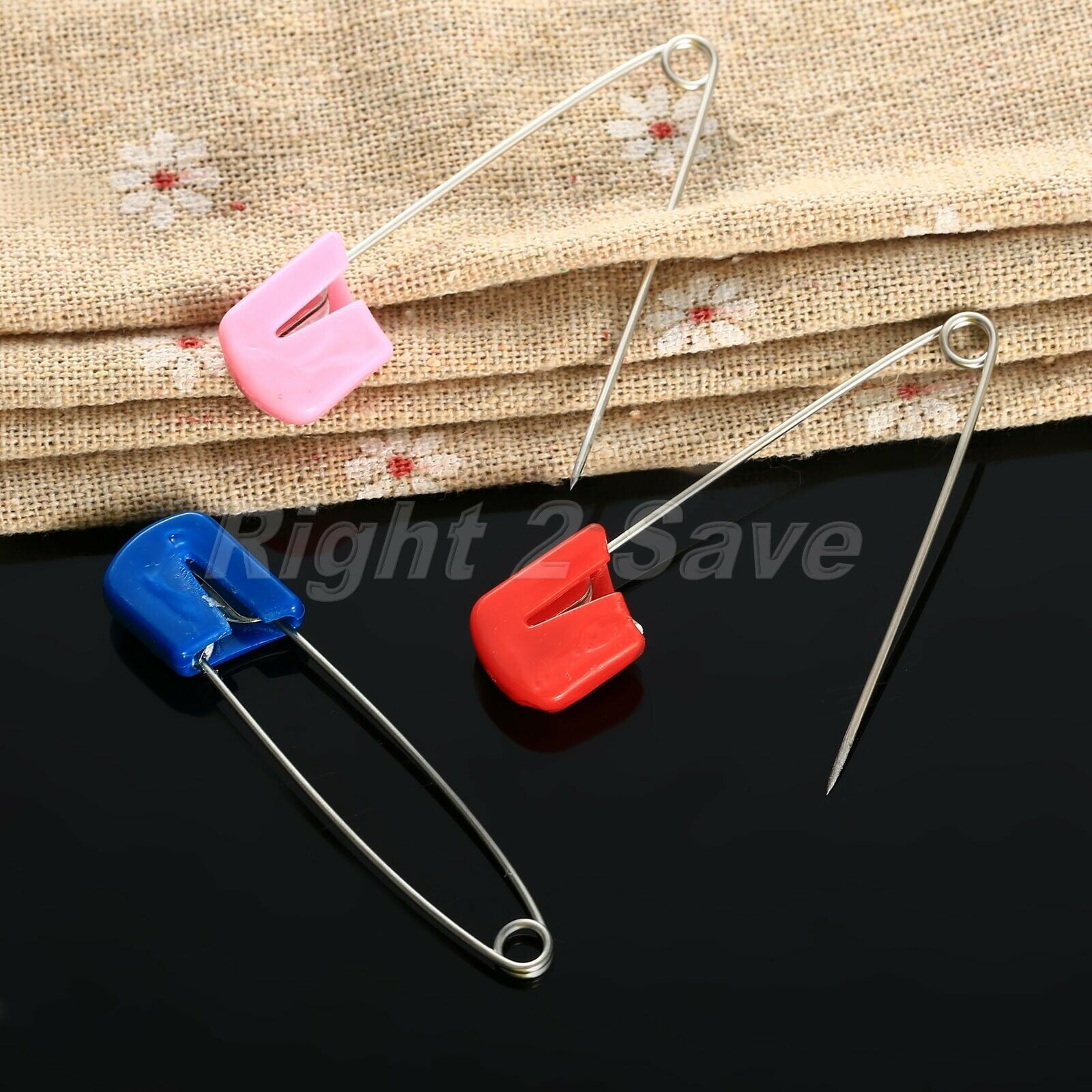 15Pcs/Set Baby Kids Diaper Safety Locking Pins Dress Cloth Nappy Hold Clip Craft