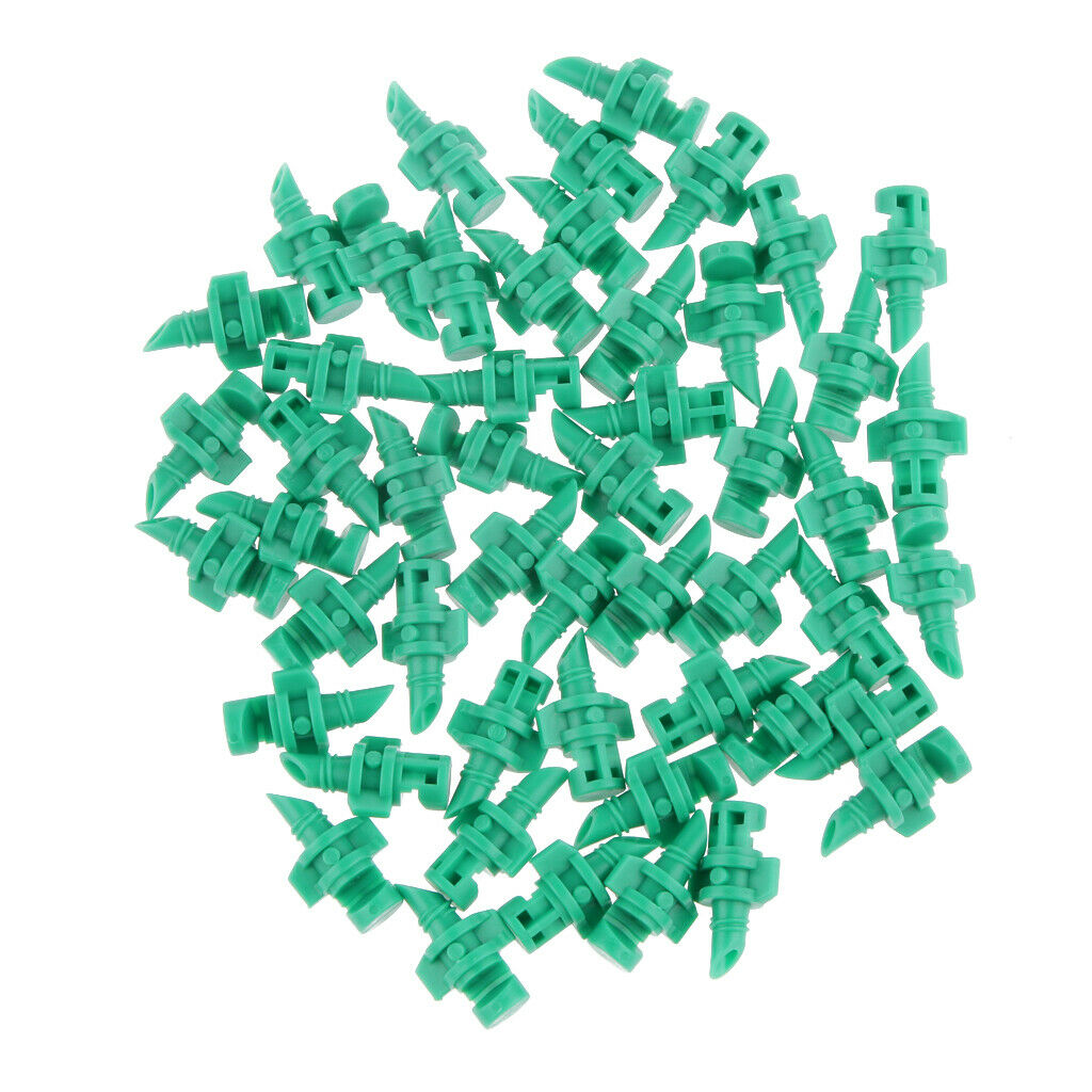 200pcs Replacement Micro Sprayer Fan Jet Hydroponic Plant Cloning Mister Lawn