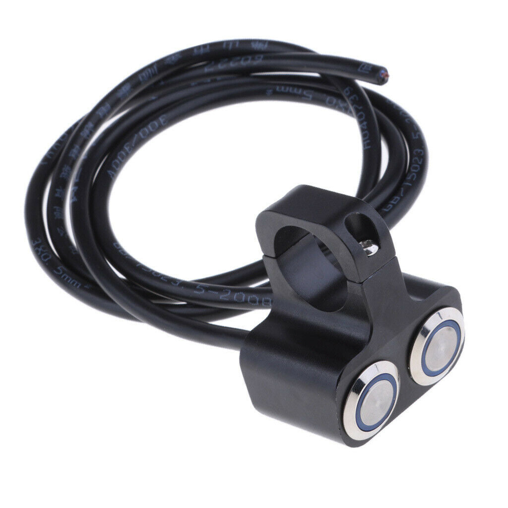 25mm/1" Motorcycle Handlebar Headlight ON/OFF Switch with Indicator