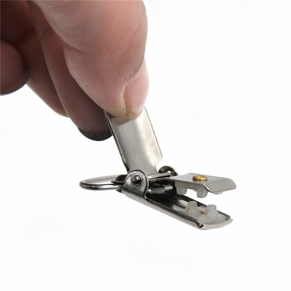 10pcs Useful Metal Pacifier Insert Baby Clips Hook Holder Suspender Clips Set