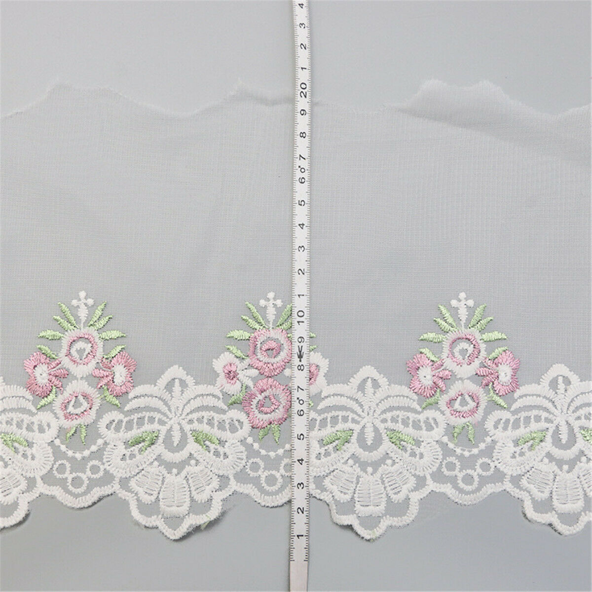 2 Yard Embroidery Lace Trim Clothing Dress Sewing Edge Headwear DIY Fabric Craft