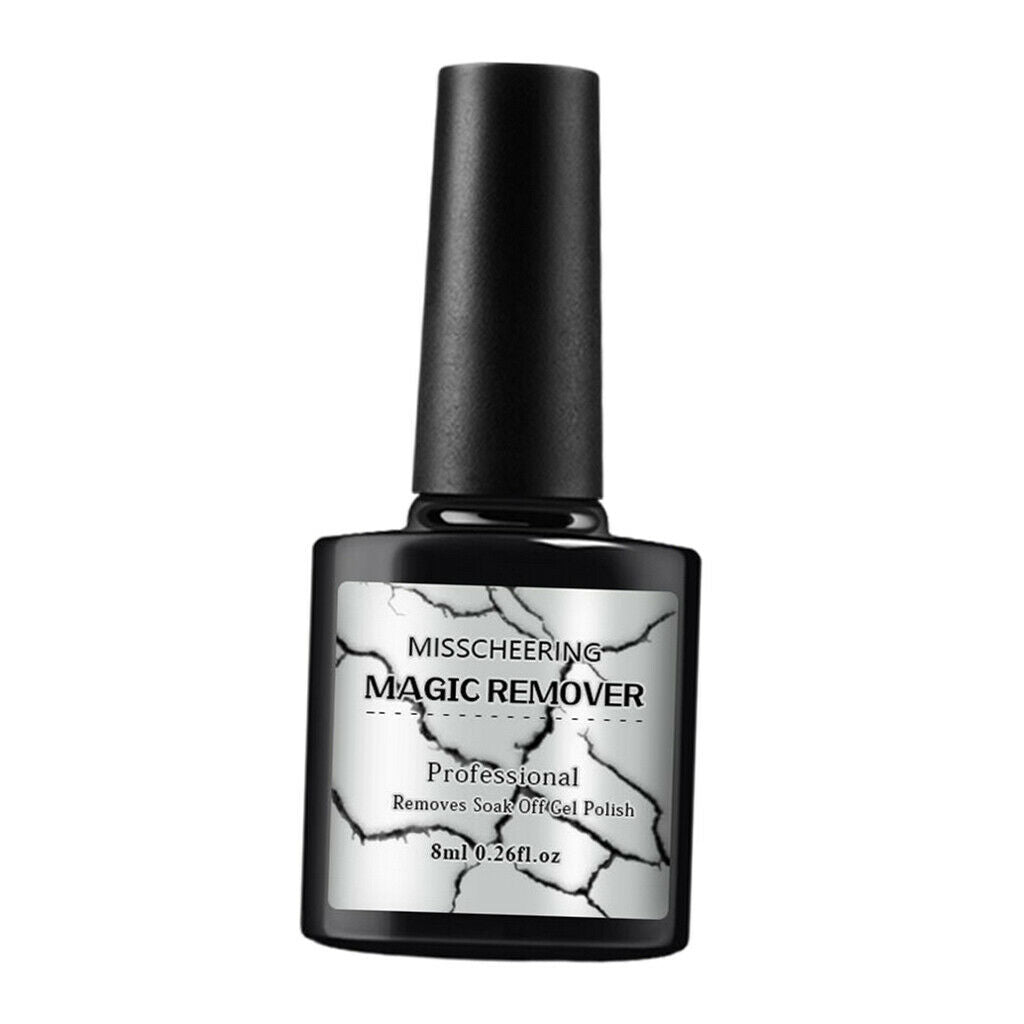 8ml Salon Painless Soak-Off Nails Polish Remover Liquid for Base Top Coat