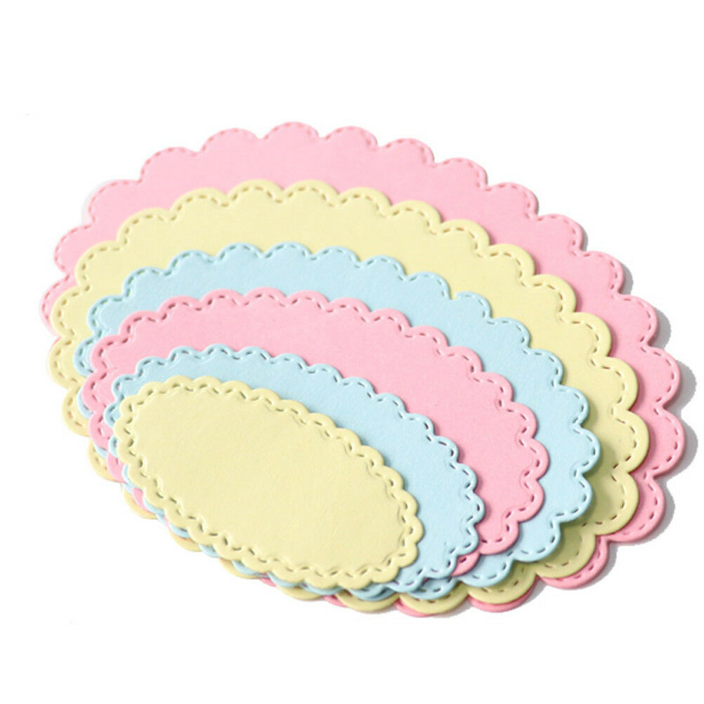 6pcs oval metal cutting dies stencil scrapbook album paper embossing craf.l8