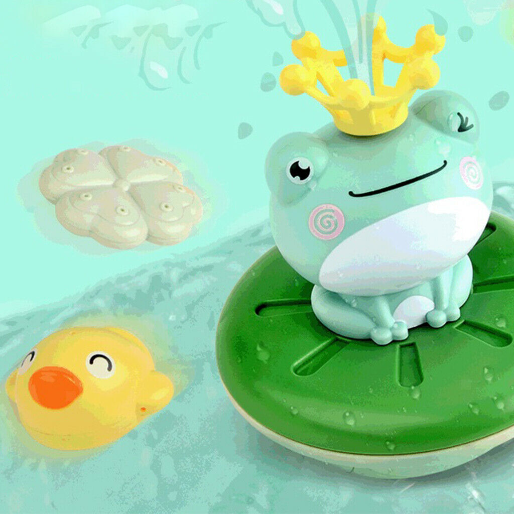Baby Bath Toys Water Game Frog Electric Shower Spray Kids Bathroom Toys