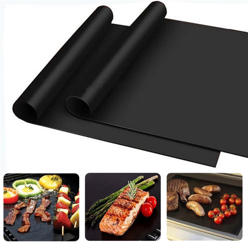 1x  Grill Mat Non Stick Reusable Sheet Resistant Cooking Baking Oven Liners