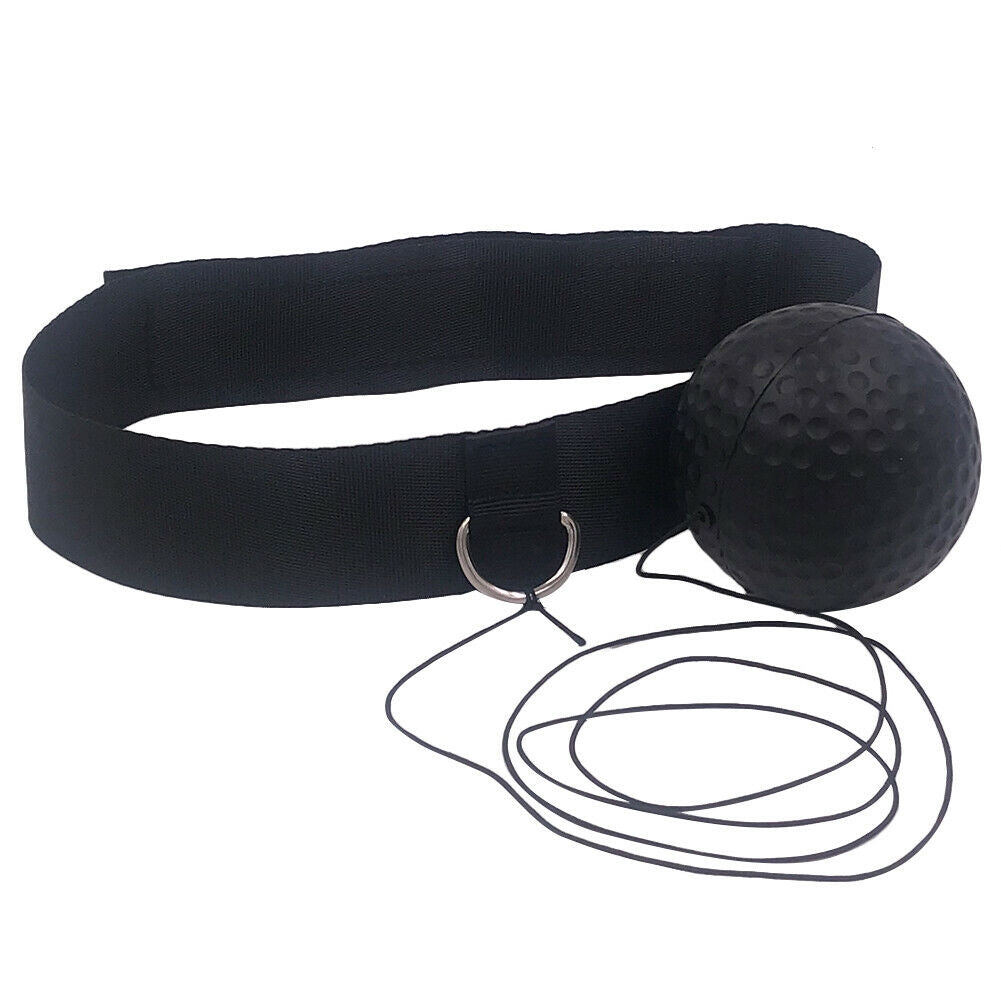 4x Muay Thai Hand Eye Training Ball Boxing Reflex Speed Ball with Headband @